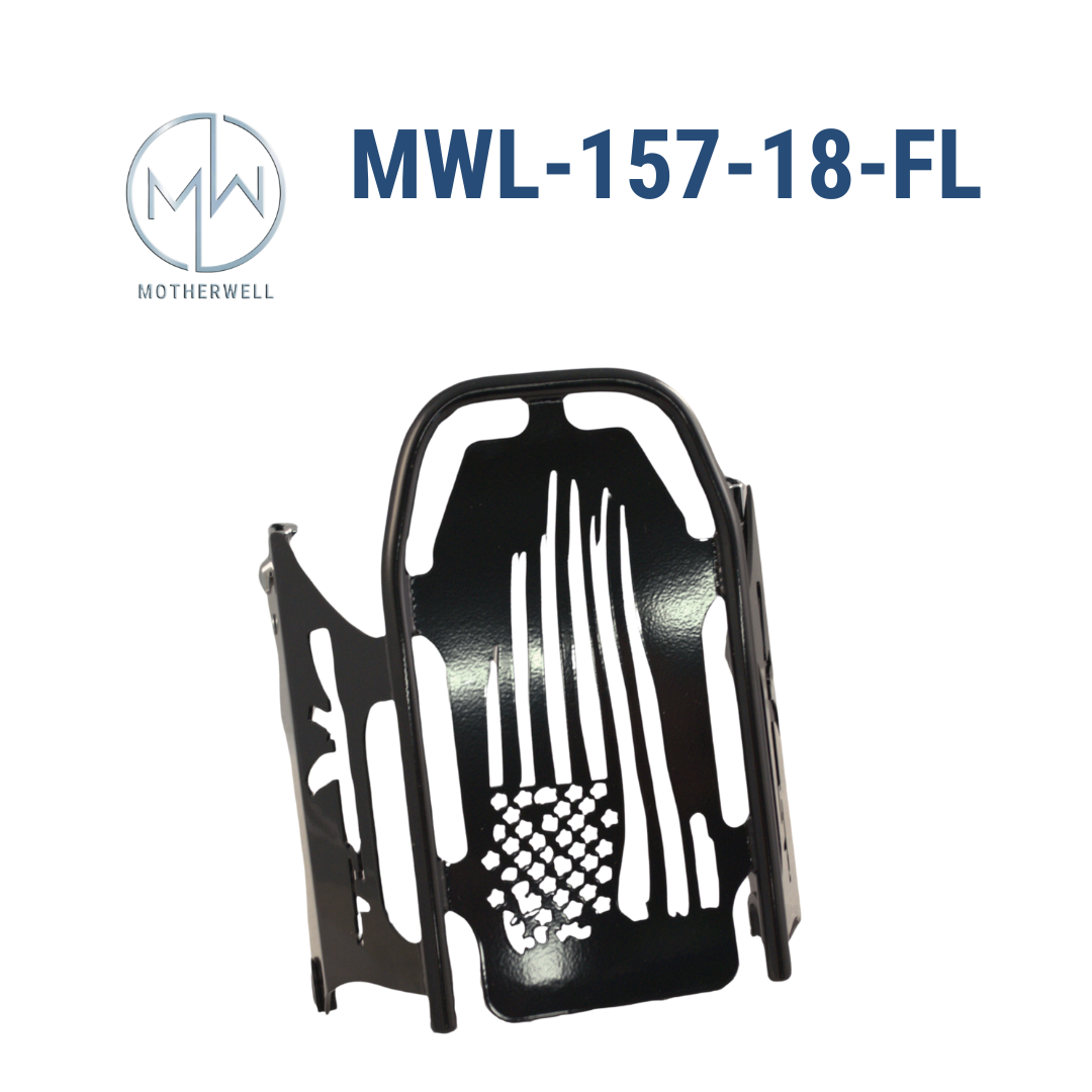 Harley Solo Luggage Rack Detachable Flat "Patriot"  MWL-157-18-FL