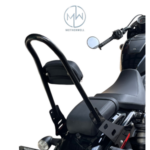 Motherwell MWL-220-GB 21" Sissy Bar for Harley Nightster RH975 2022 & Up – Gloss Black finish