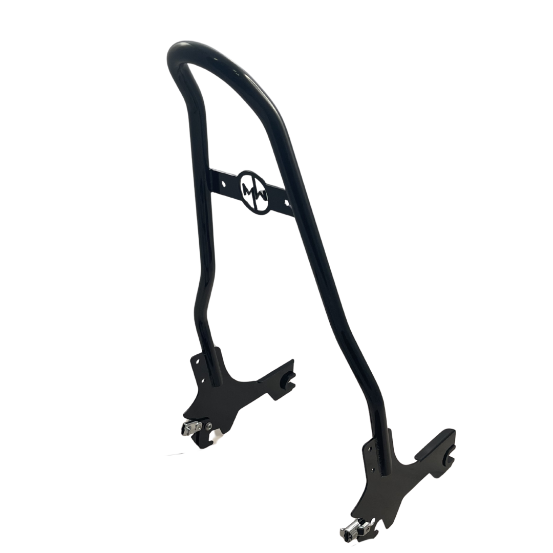 Detachable Sissy Bar with Pad and Bolt on Rack for Low Rider S 2018-UP  MWL-121R-18