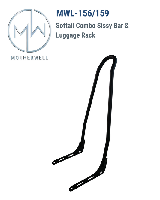 Softail Combo Sissy Bar & Luggage Rack  MWL-156/159