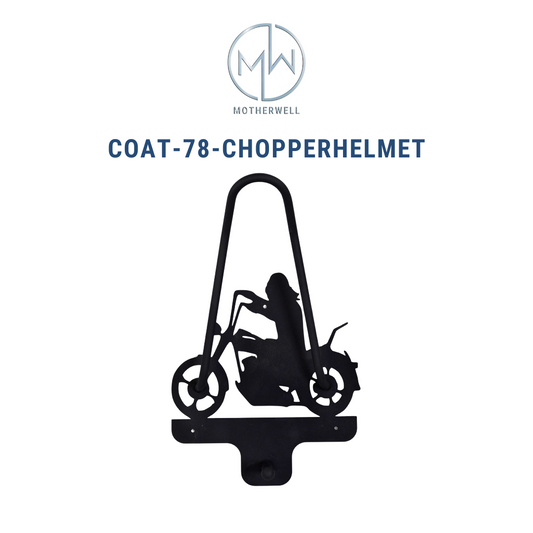 Chopper Helmet and Coat Hanger  COAT-78-CHOPPERHELMET