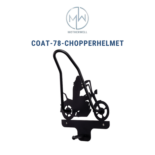 Chopper Helmet and Coat Hanger  COAT-78-CHOPPERHELMET