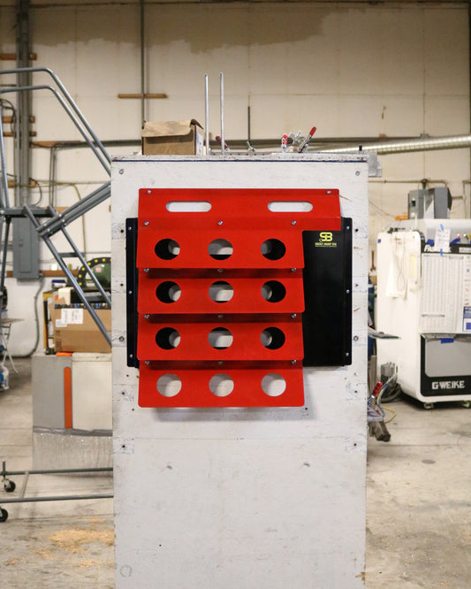 Wall Mounted Steel Shelf — Heavy‑Duty, Powder‑Coated, Shop‑Ready