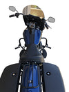 7" Solo Luggage Rack for H-D Heritage Softail Classic & Softail Deluxe Models 2018 & Up. Matte Black finish. kick ass rack 