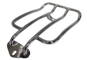 Open image in slideshow, Curvy and sleek luggage rack. 6&quot; Solo Luggage Rack For Harley Davidson Dyna Low Rider S 2016-2017, 2020. Chrome finish.
