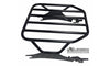 Gloss black powder coated Large flat solo luggage rack for Indian motorcycle models